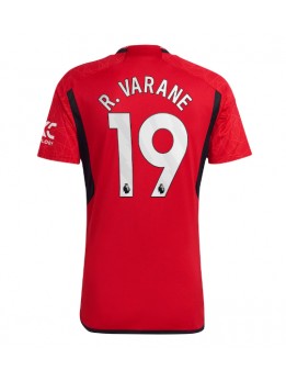 Moški Nogometna dresi replika Manchester United Raphael Varane #19 Domači 2023-24 Kratek rokav